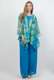 Sterling Style Short Butterfly Jacket - 6193SBJ Blue/Green