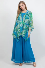 Sterling Style Short Butterfly Jacket - 6193SBJ Blue/Green