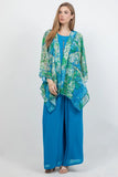 Sterling Style Short Butterfly Jacket - 6193SBJ Blue/Green
