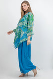 Sterling Style Short Butterfly Jacket - 6193SBJ Blue/Green