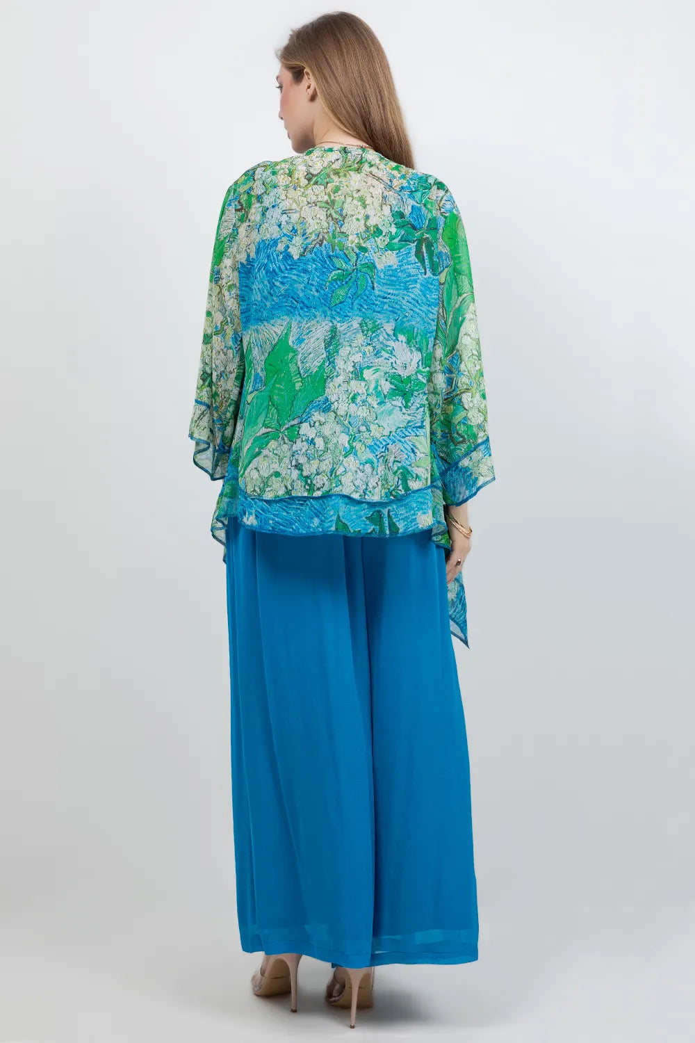 Sterling Style Short Butterfly Jacket - 6193SBJ Blue/Green