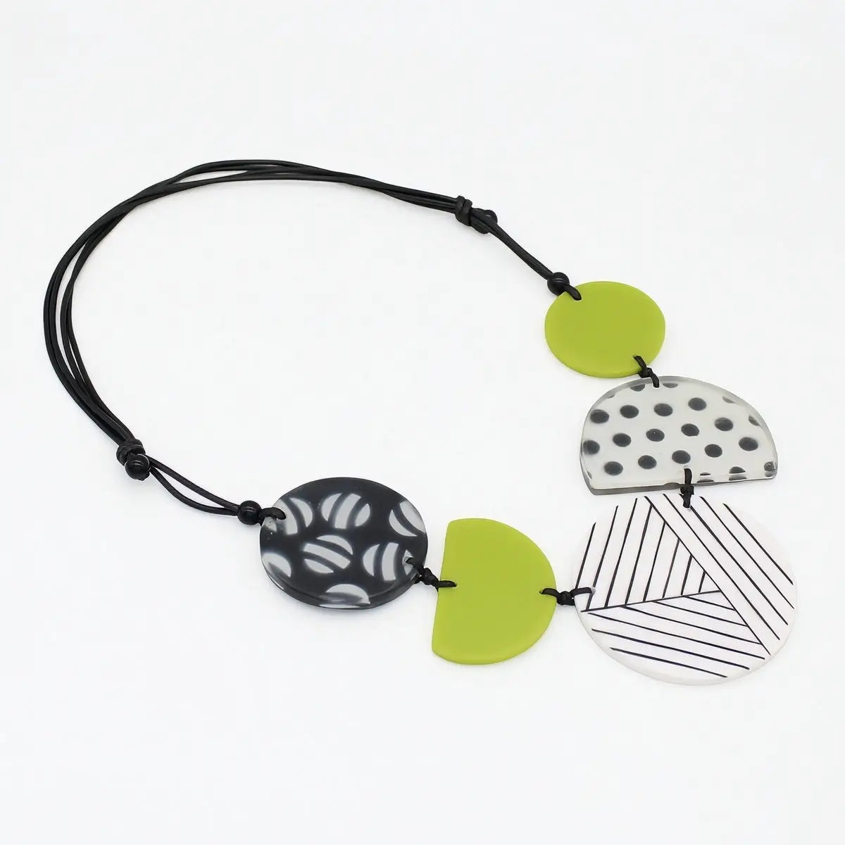 SYLCA Lime Palma Necklace - LS24N27 - LIME