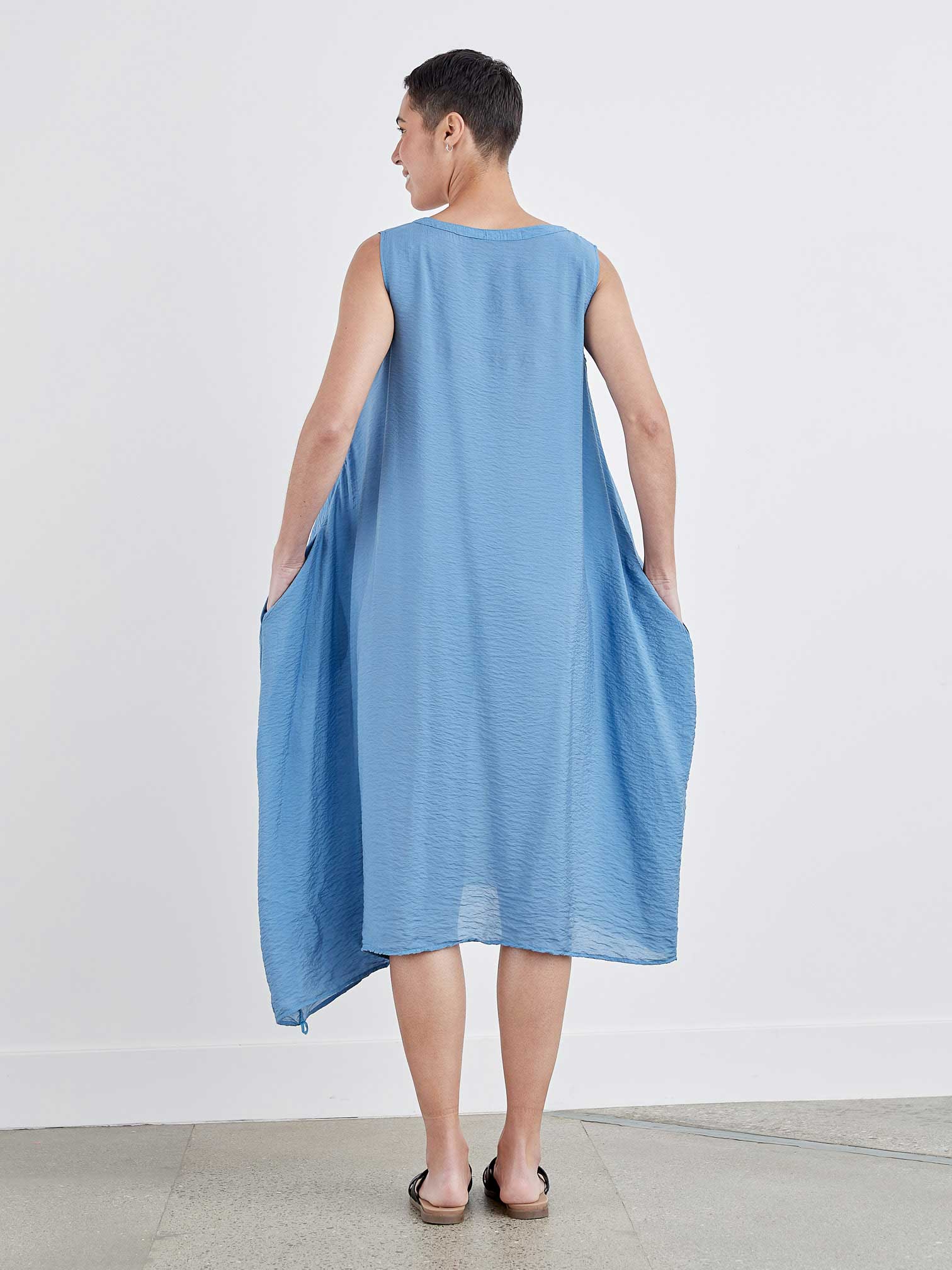 CUT LOOSE - Rayon Parachute Button Bubble Dress - 6210237