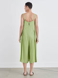 CUT LOOSE - Rayon Parachute Crop Jumpsuit