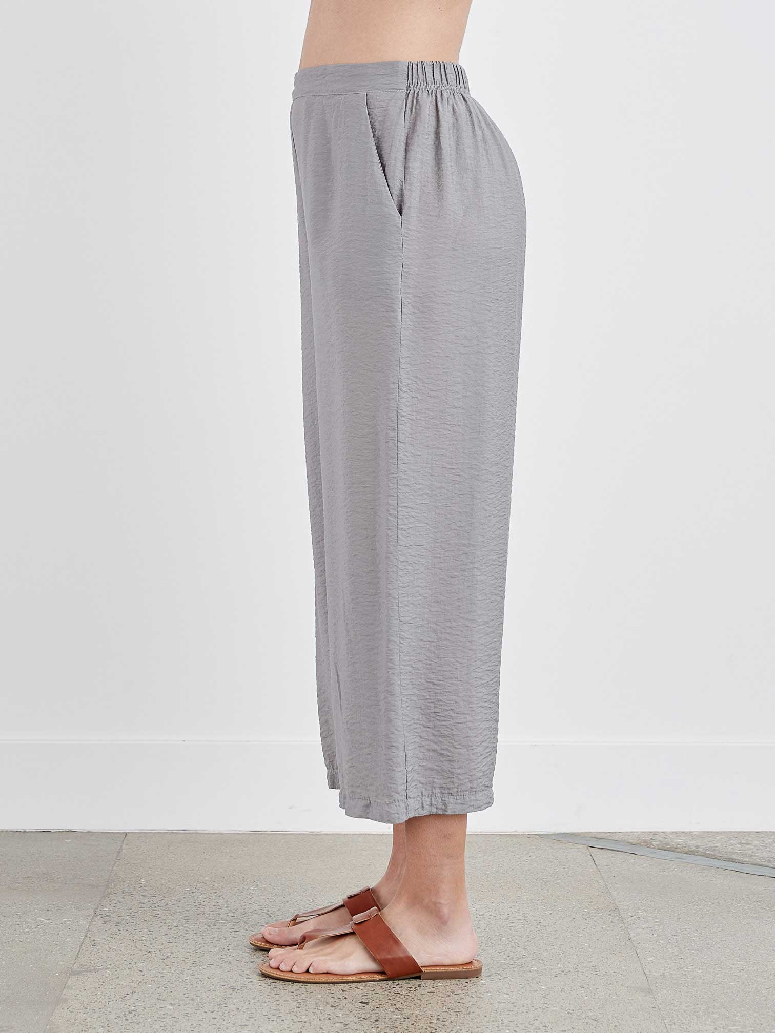 CUT LOOSE - Rayon Parachute Cropped Wide Leg - 6212538