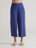 CUT LOOSE - Rayon Parachute Crop Wide Leg Pants - 6212538
