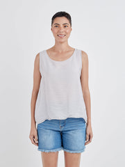 CUT LOOSE - Rayon Parachute Layering Tank - 6215607