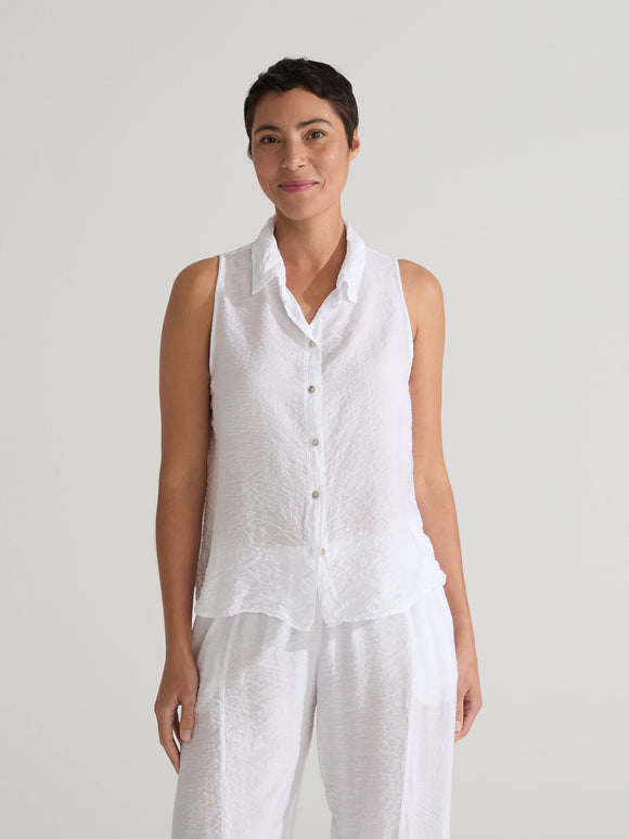 CUT LOOSE - Rayon Parachute Sleeveless Shirt - 6215645
