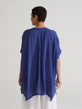 CUT LOOSE - Rayon Parachute O/S Pleat Top - 6216039