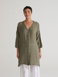 CUT LOOSE - Rayon Parachute Tunic Shirt - 6216353
