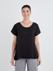 CUT LOOSE - Rayon Parachute Cap Slv Swing Top - 6216612