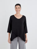 CUT LOOSE - Rayon Parachute Double Layer V-Neck