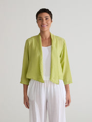 CUT LOOSE - Rayon Parachute Crop Cardigan - 6217388