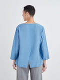 CUT LOOSE - Rayon Parachute 3/4 Split Back