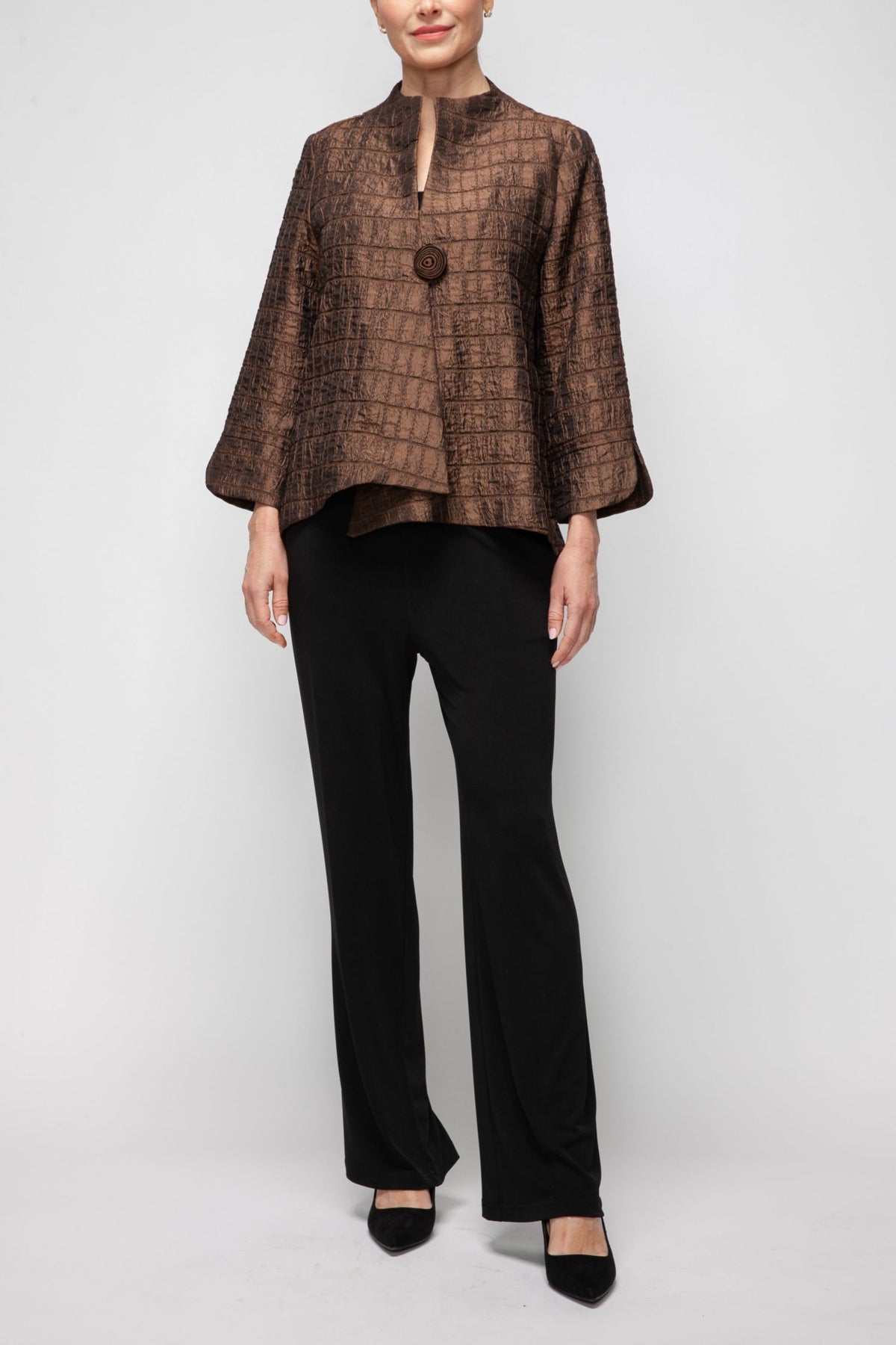 IC COLLECTION Jacket - 6288J - BROWN