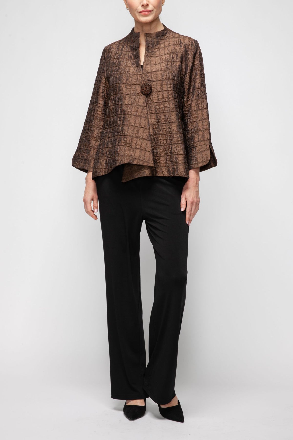 IC COLLECTION Jacket - 6288J - BROWN