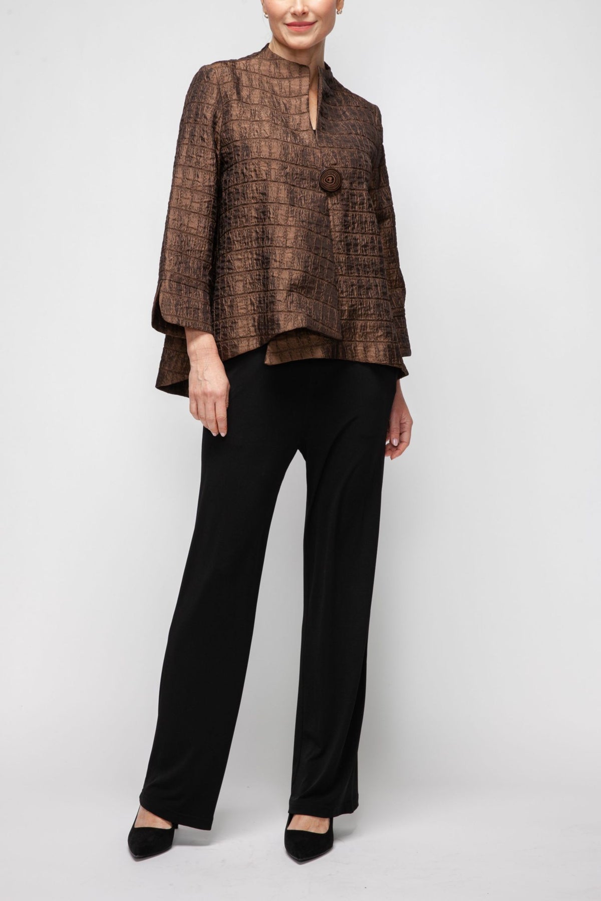 IC COLLECTION Jacket - 6288J - BROWN
