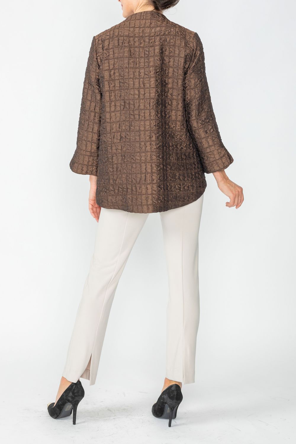 IC COLLECTION Jacket- 6288J - BROWN