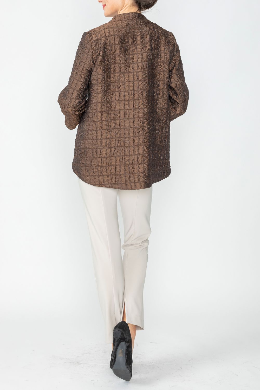 IC COLLECTION Jacket- 6288J - BROWN