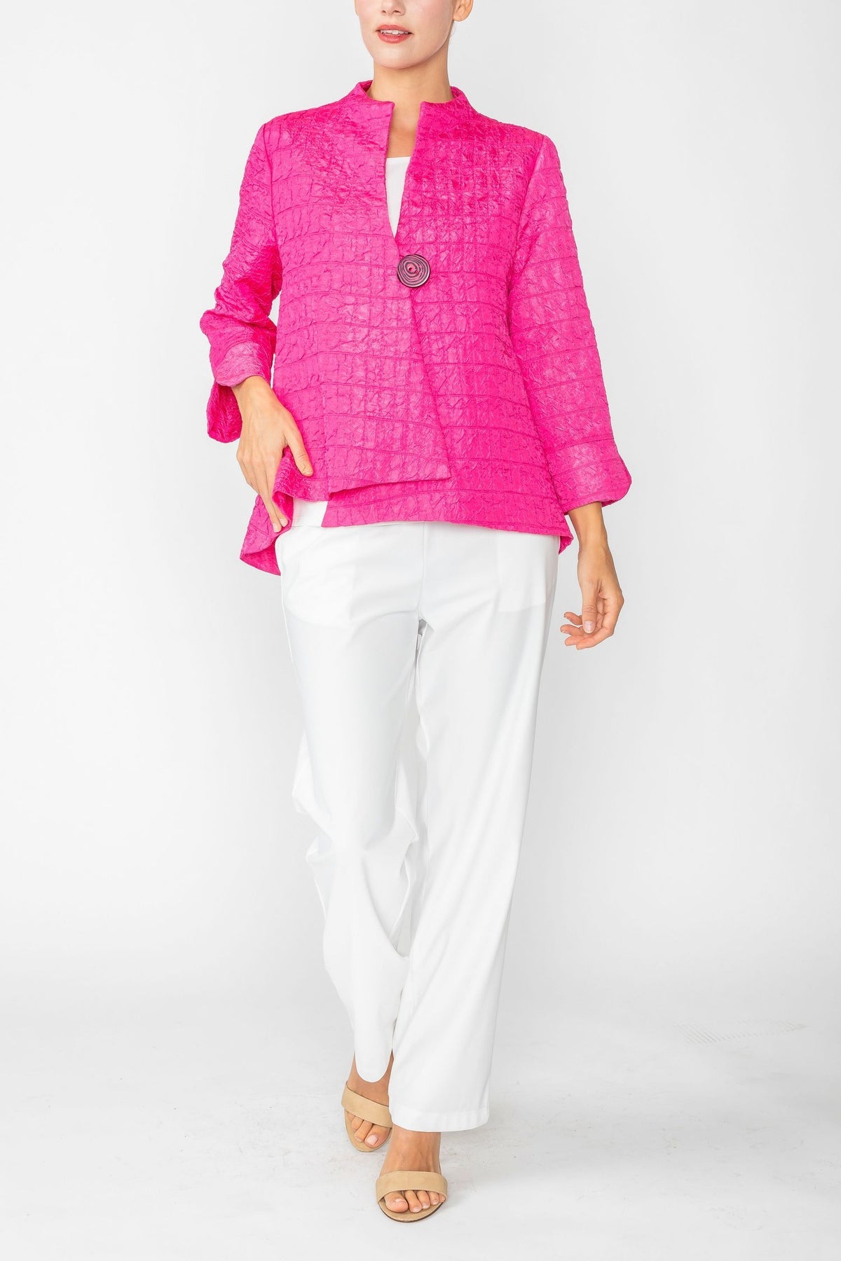 IC COLLECTION Jacket - 6288J - FUCHSIA
