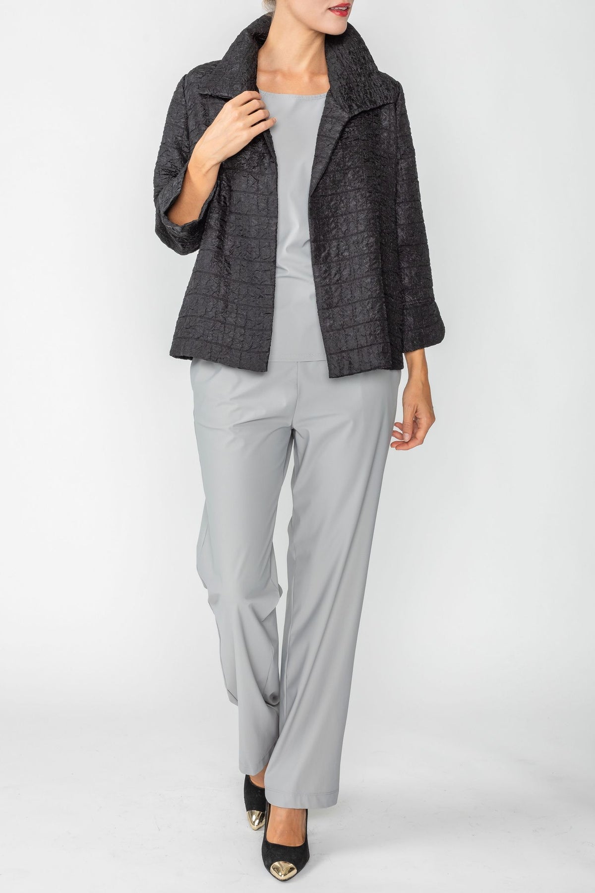 IC COLLECTION Jacket - 6289J - BLACK