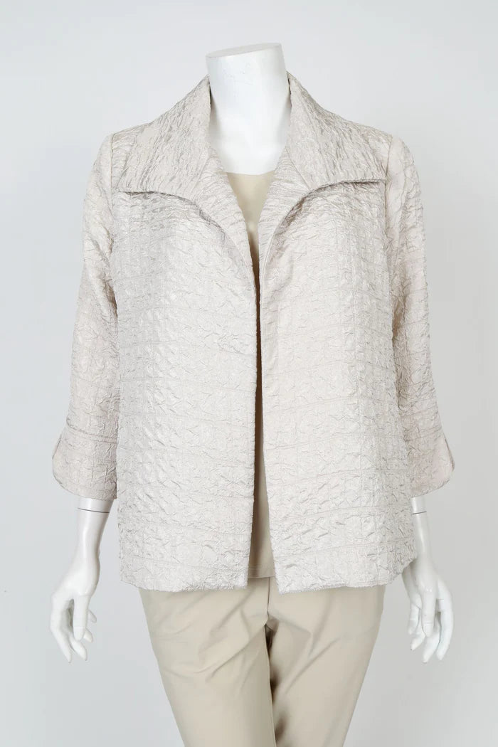 IC COLLECTION Jacket- 6289J- TAUPE