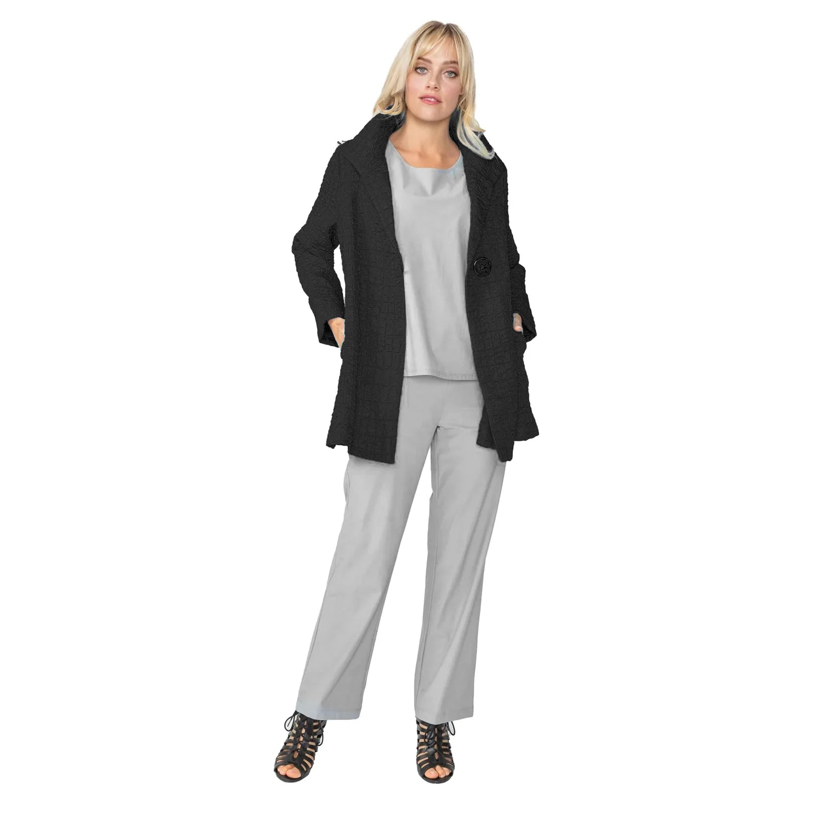 IC COLLECTION Jacket - 6290J - BLACK