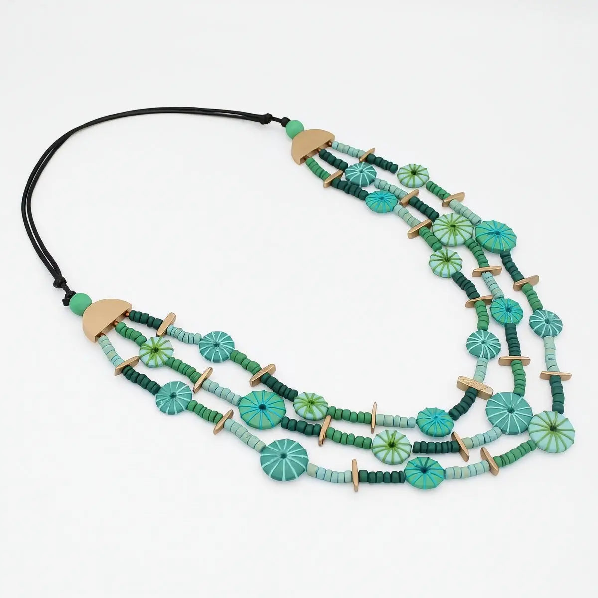 SYLCA Turquoise Teagan Triple Necklace