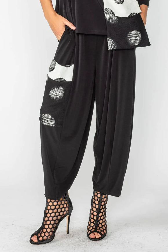 IC COLLECTION Pant- 6292P- BLACK