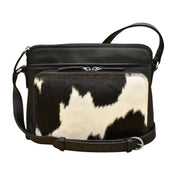 ili New York - CROSSBODY ORGANIZER - 6333 - Black Haircalf
