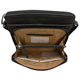 ili New York - CROSSBODY ORGANIZER - 6333 - Black Haircalf