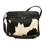 ili New York - CROSSBODY ORGANIZER - 6333 - Black Haircalf