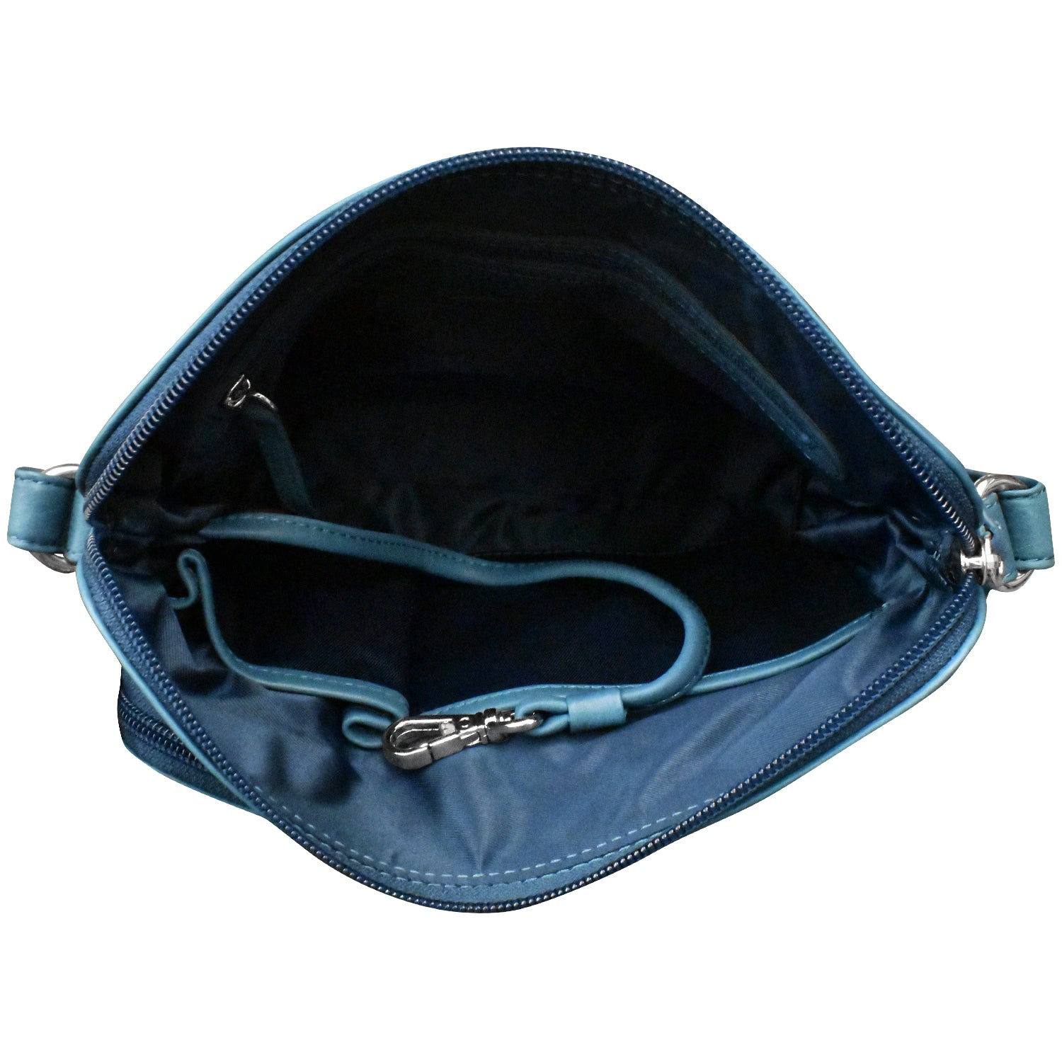 ili New York - CROSSBODY ORGANIZER - 6333 - Jeans Blue