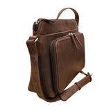 ili New York - CROSSBODY ORGANIZER - 6333 - Rustic Brown