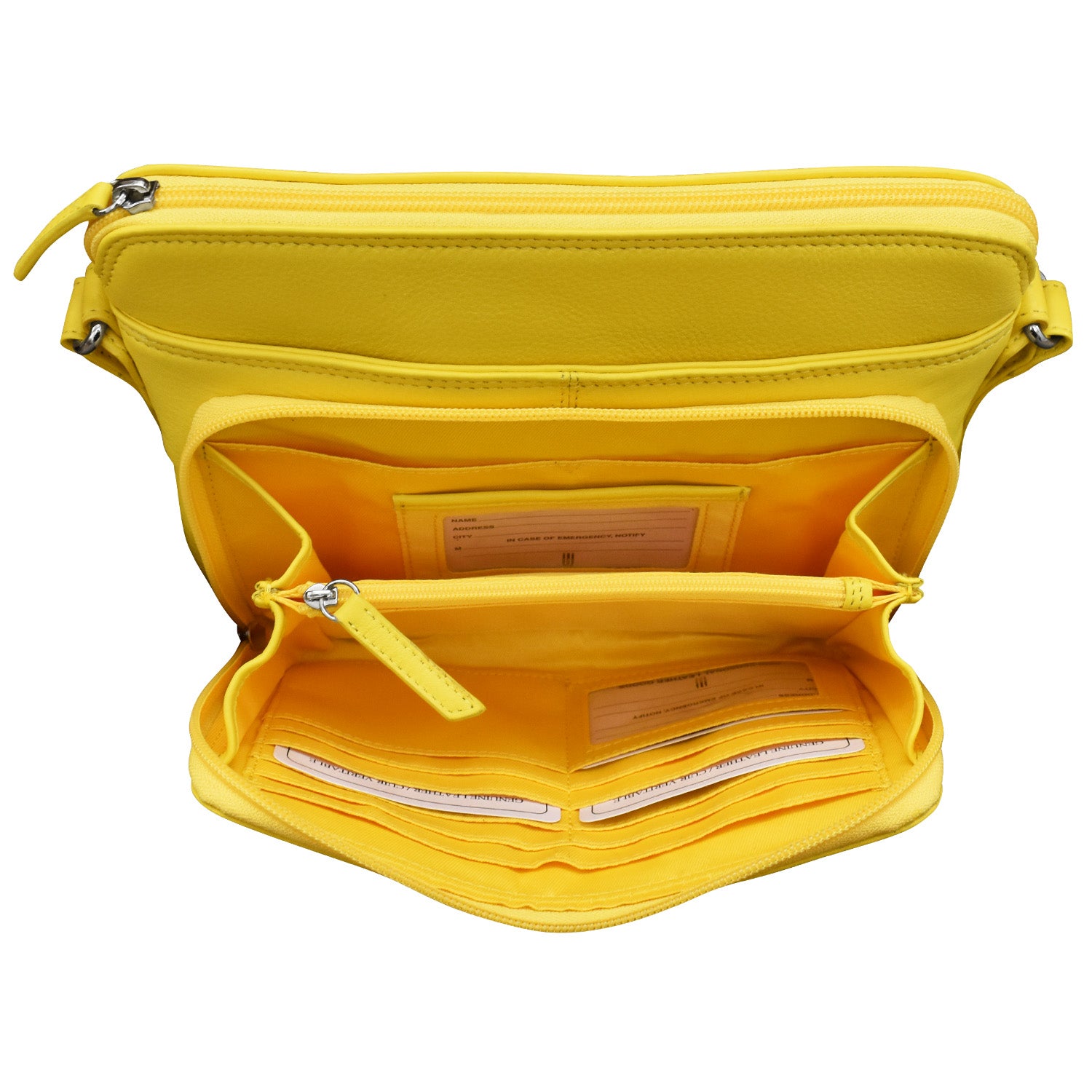 ili New York - CROSSBODY ORGANIZER - 6333 - Sunshine