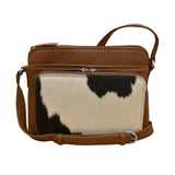 ili New York - CROSSBODY ORGANIZER - 6333 - Toffee Haircalf