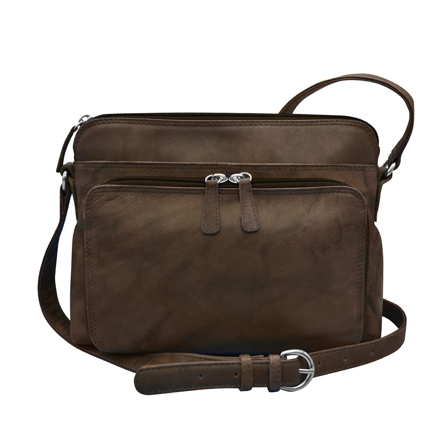 ili New York - CROSSBODY ORGANIZER - 6333 - Walnut