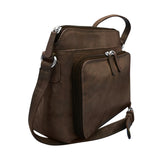 ili New York - CROSSBODY ORGANIZER - 6333 - Walnut