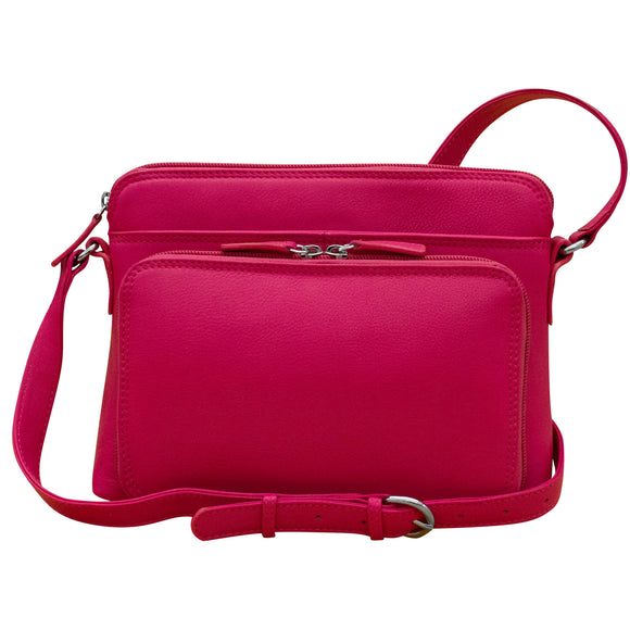 ili New York - CROSSBODY ORGANIZER - 6333 - Indian Pink