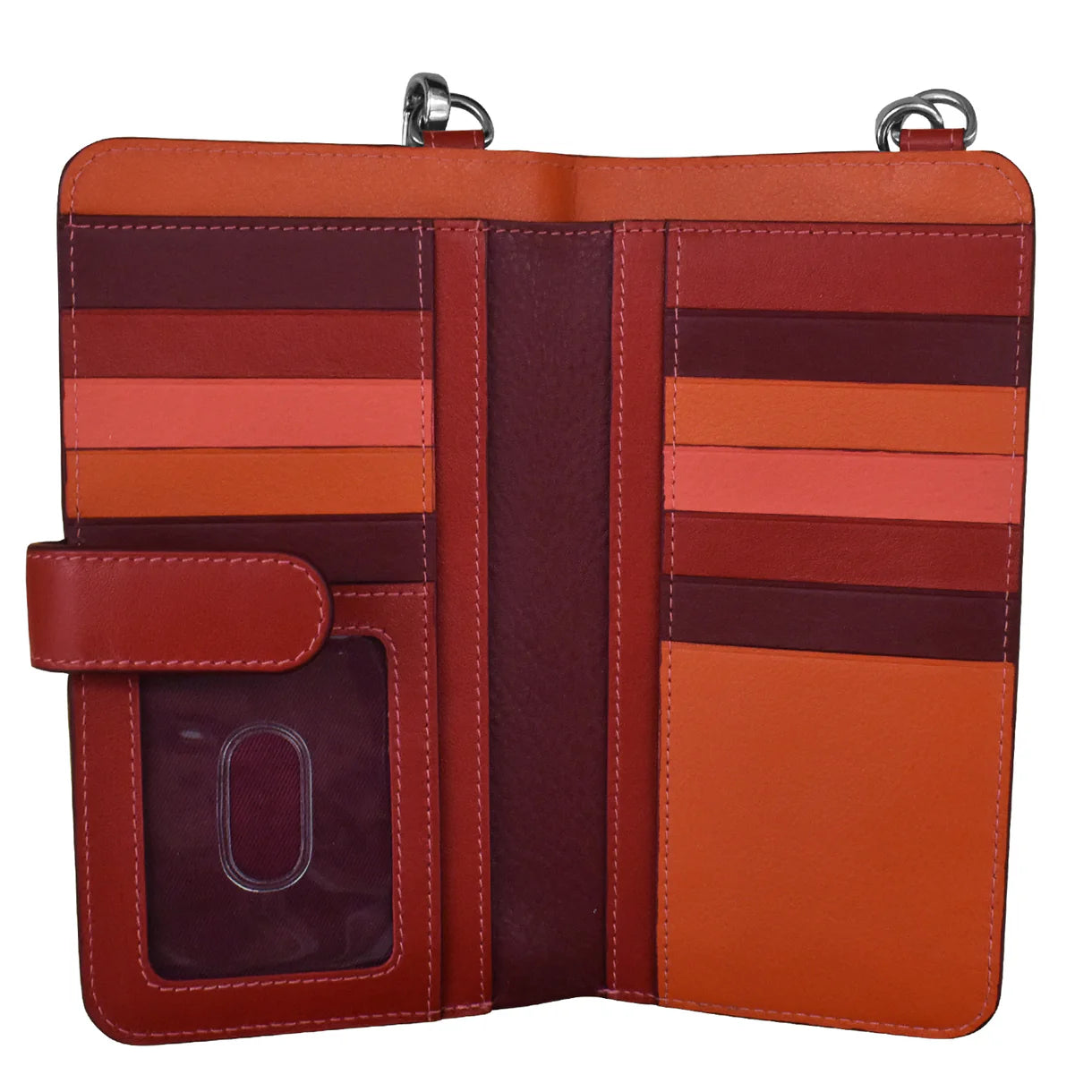ili New York - CROSSBODY PHONE HOLDER AND WALLET - 6363 - Autumnal Multi