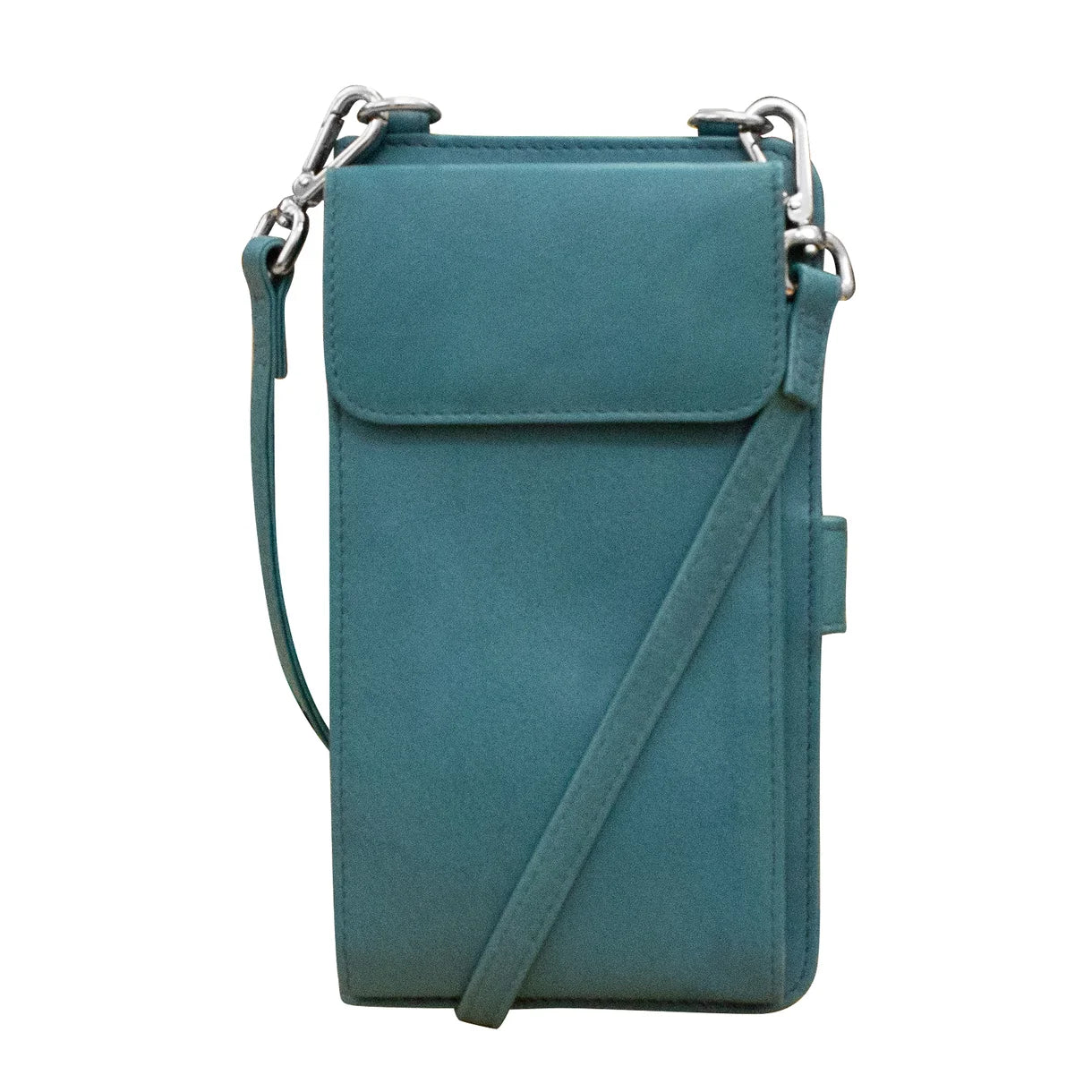 ili New York - CROSSBODY PHONE HOLDER AND WALLET - 6363 - Jeans Blue