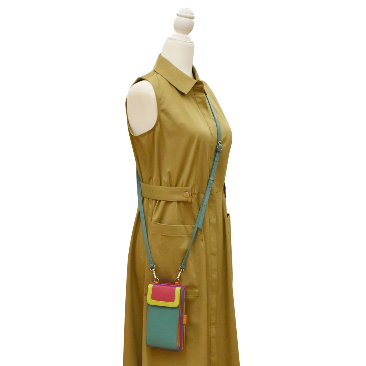 ili New York - CROSSBODY PHONE HOLDER AND WALLET - 6363 - Palm Beach