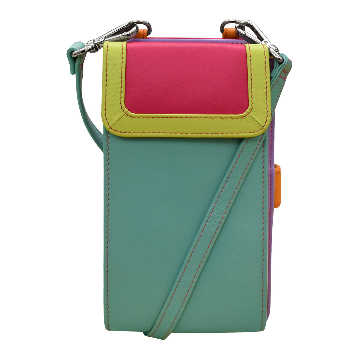 ili New York - CROSSBODY PHONE HOLDER AND WALLET - 6363 - Palm Beach