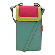 ili New York - CROSSBODY PHONE HOLDER AND WALLET - 6363 - Palm Beach