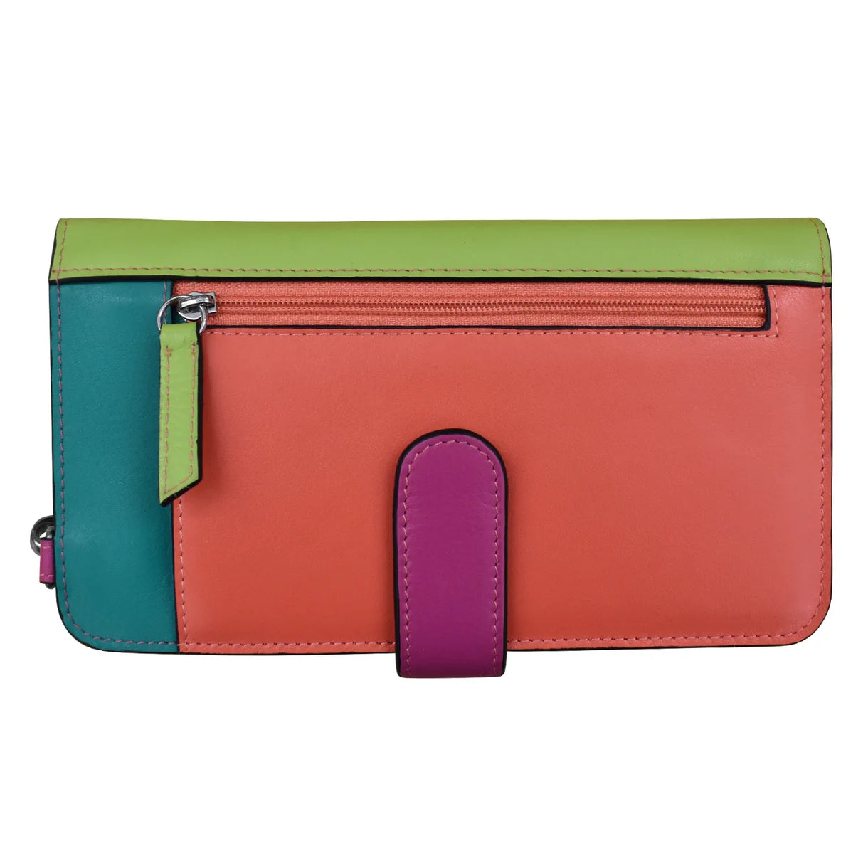 ili New York - CROSSBODY PHONE HOLDER AND WALLET - 6363 - Paradise Multi
