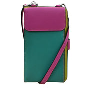 ili New York - CROSSBODY PHONE HOLDER AND WALLET - 6363 - Paradise Multi