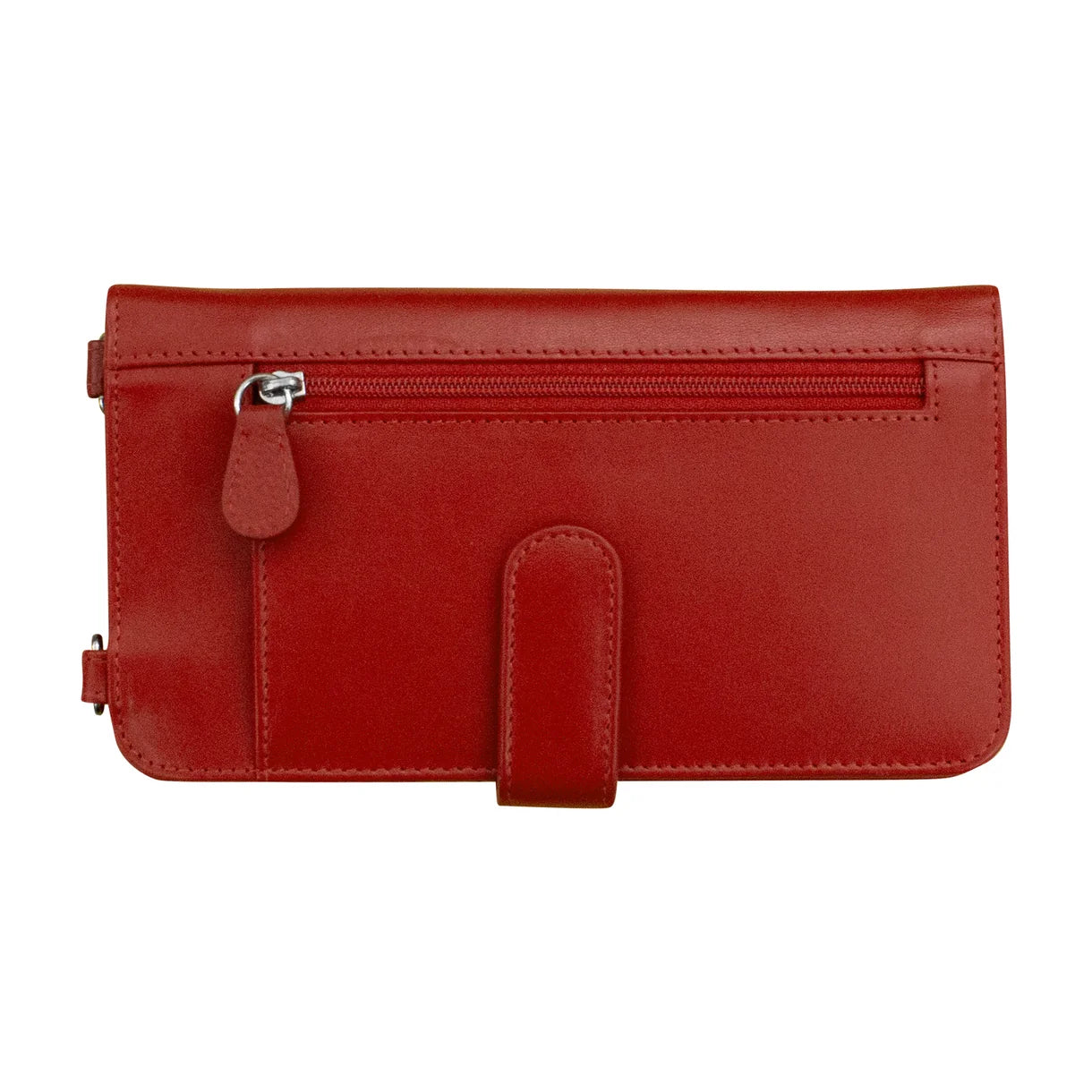 ili New York - CROSSBODY PHONE HOLDER AND WALLET - 6363 - Red