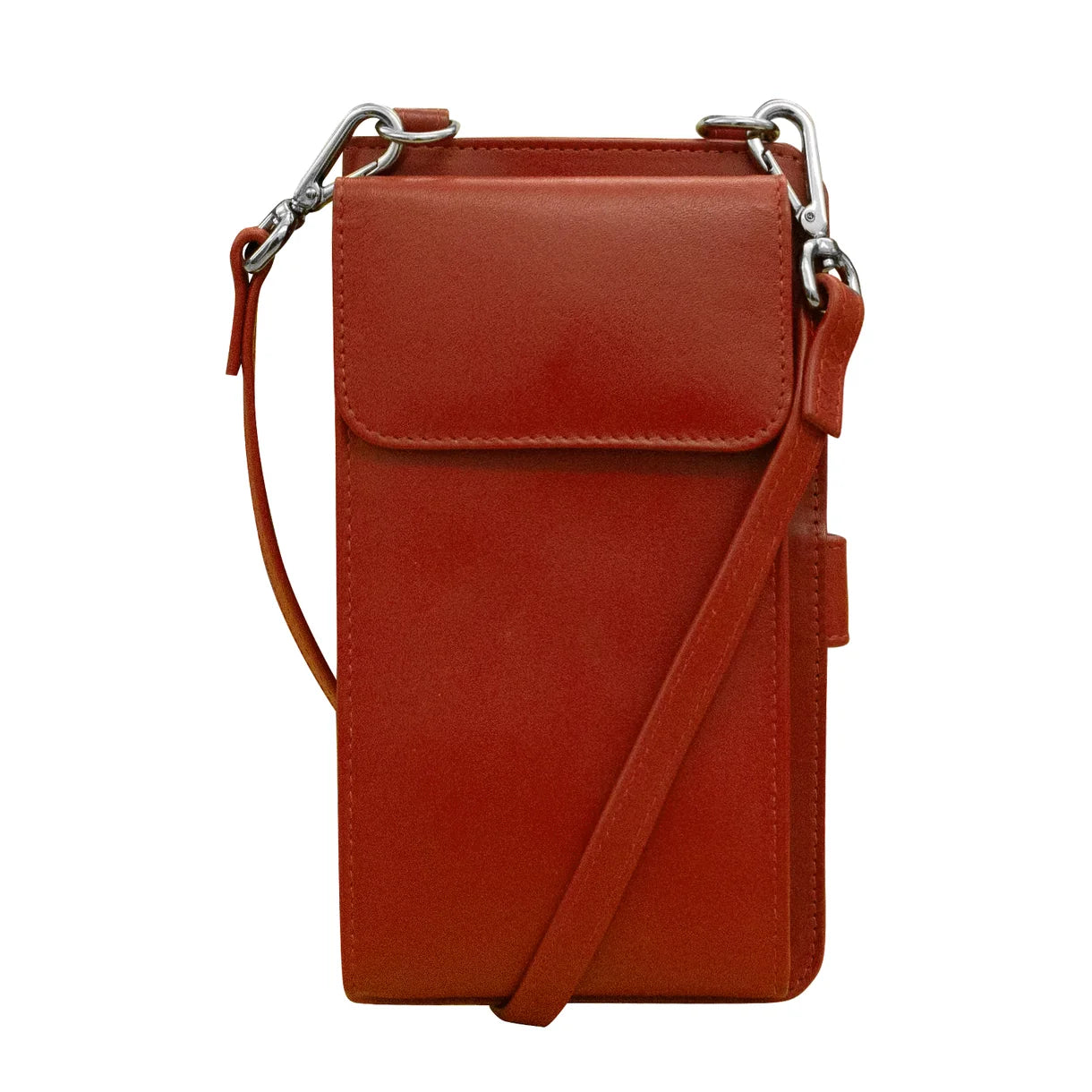 ili New York - CROSSBODY PHONE HOLDER AND WALLET - 6363 - Red