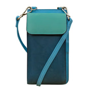 ili New York - CROSSBODY PHONE HOLDER AND WALLET - 6363 - Serenity Multi