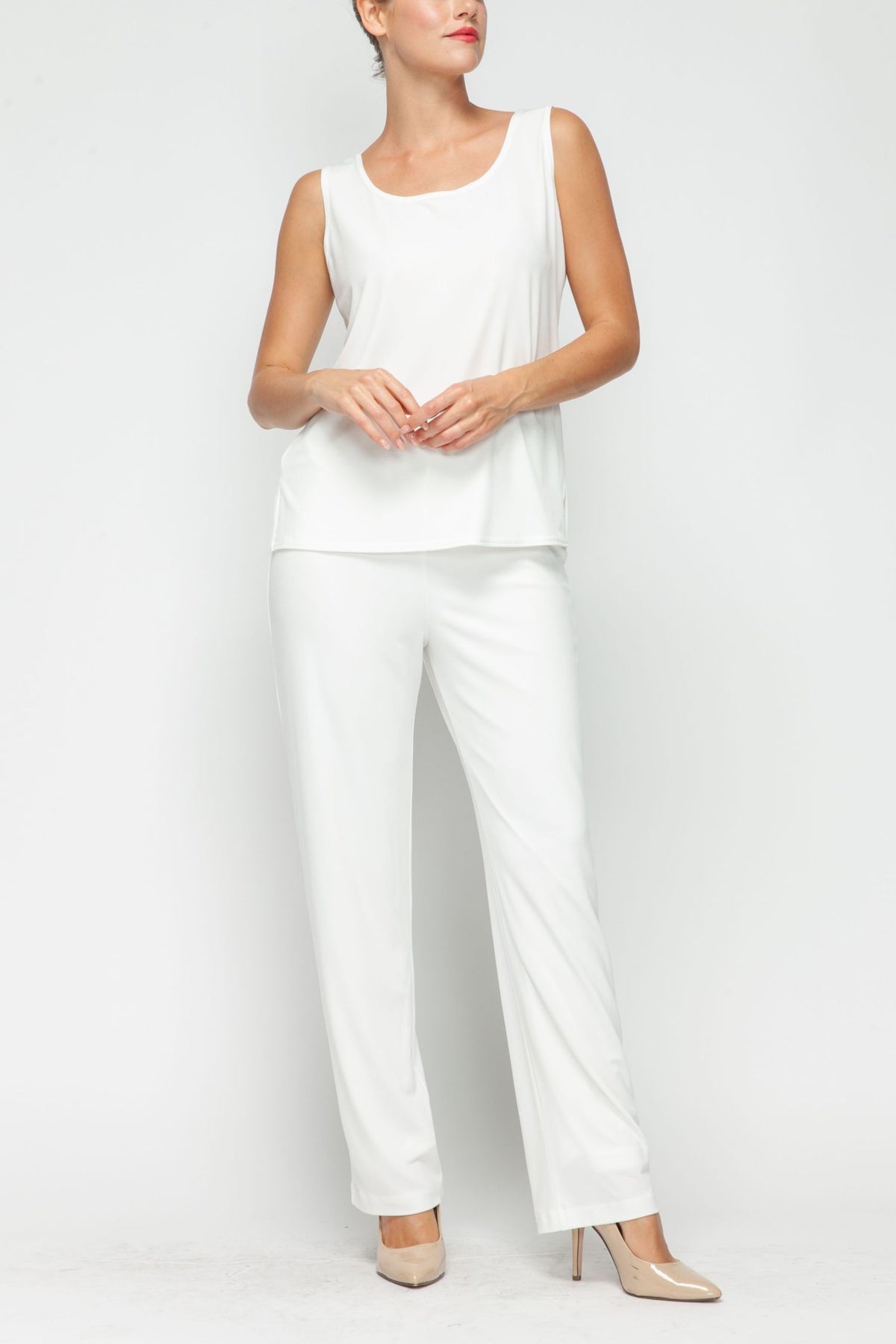 IC COLLECTION Top and Pants - 6394TP - WHITE